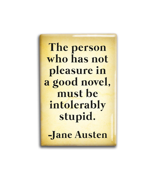 Jane Austen Novels Decorative Magnet- Refrigerator Magnet 2x3 inches