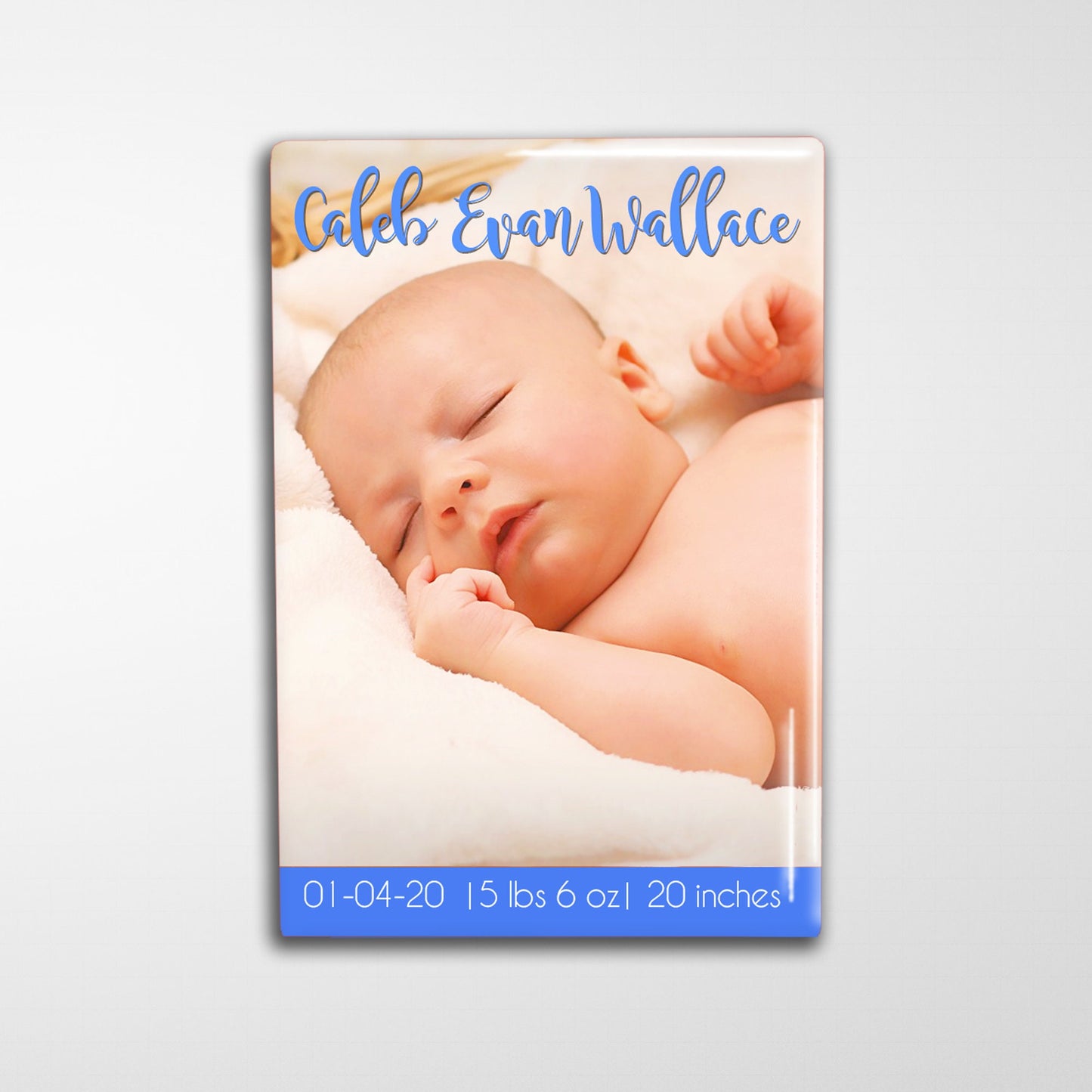 Personalized Birth Announcement Design - 2x3"