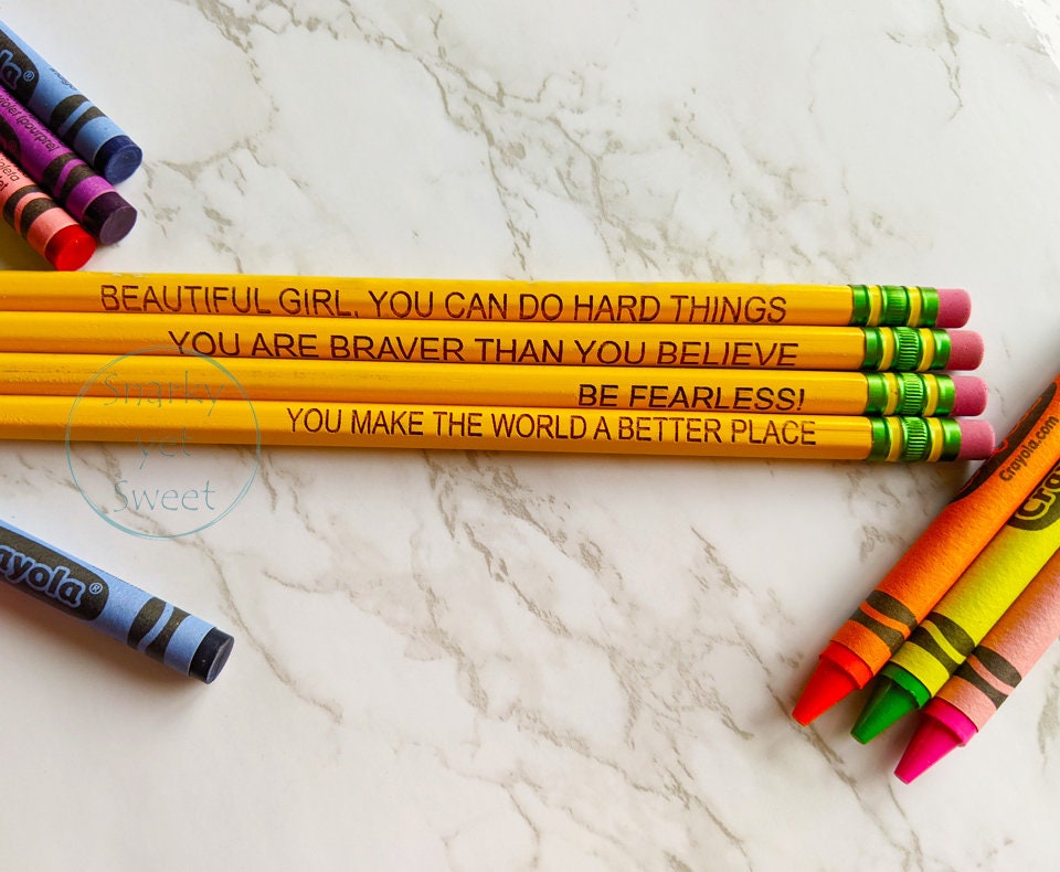 Personalized Engraved Ticonderoga Pencils - 1 dozen, engraved school pencils, engraved school supplies, teacher pencil, custom pencil